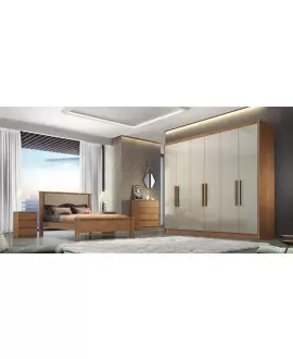 Guarda Roupa Casal 6 portas Rizon Novo Horizonte