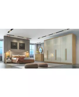 Guarda Roupa Casal 6 portas Robust Novo Horizonte