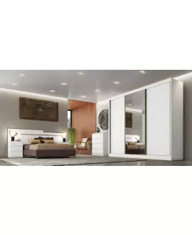 Guarda Roupa Casal porta de correr Sollo Novo Horizonte