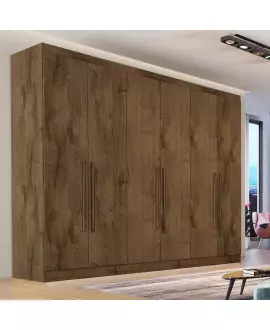 Guarda Roupa Casal 6 Portas 4 Gavetas - Oslo