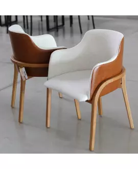 Cadeiras para mesa de jantar estofada moderna 