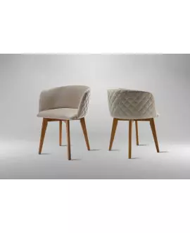 Cadeiras para Mesa de Jantar com Braço - Lírio - Requinte Salas