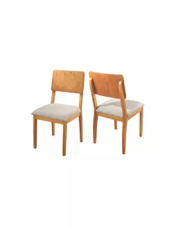 Cadeiras para mesa de jantar de madeira maciça