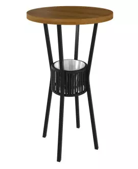 Mesa Bistrô para Área Gourmet com Cooler 0,70m - Bar - Paonanda Decor