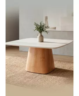 Mesa de Jantar Moderna Quadrada - Minerva - Requinte Salas