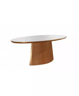 Mesa de jantar Oval Arezzo Bella Salas