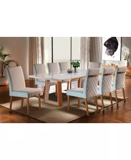 sala de jantar completa reali requinte salas