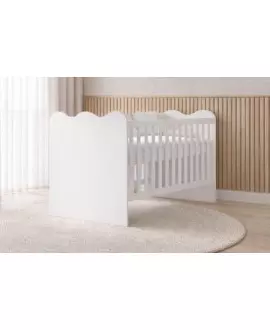 Berço que vira Cama com Colchão Algodão - MobiBaby