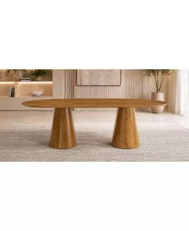 Mesa de Jantar Escultural 2,0x1,0m  Noronha- Imperial Móveis