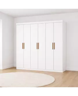 Guarda Roupa 6 Portas 2 Gavetas Perla -Grand Line