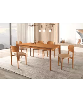 Sala de Jantar Laminada 6 Cadeiras 1,80x0,90m - Premium - Star Móveis