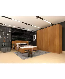 Guarda roupa casal grande 6 portas 2,39m - Veneza - Tcil Móveis