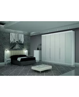 Guarda Roupa Casal 6 Portas 6 Gavetas - São Carlos - Leifer Móveis