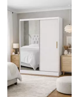 Guarda Roupa Com Espelho e 2 Portas Sapphire -Grand Line