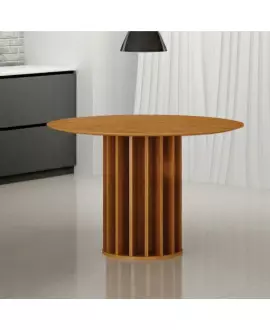 Mesa de Jantar Redonda Ripada 1,08m  Floral - Arbo Design