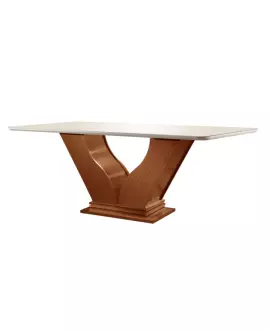 mesa de jantar retangular safira lj moveis