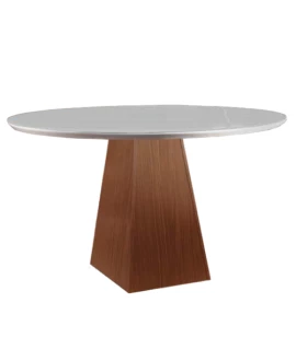 mesa de jantar redonda tendency lj moveis