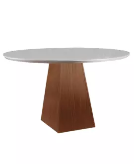 mesa de jantar redonda tendency lj moveis
