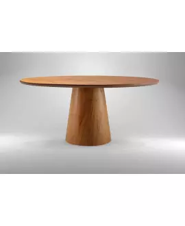 Mesa de Jantar Redonda Laminada - Dora - Requinte Salas