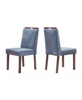 Cadeiras para Mesa de Jantar Madeira Maciça - Karina