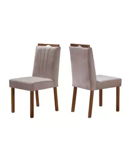 Cadeiras para Mesa de Jantar Madeira Maciça - Sofia