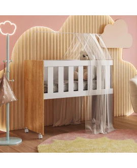 Mini Berço Multiuso 5 em 1 com Colchão Flex - MobiBaby