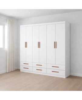 Guarda Roupa 6 Portas 6 Gavetas Unique -Grand Line
