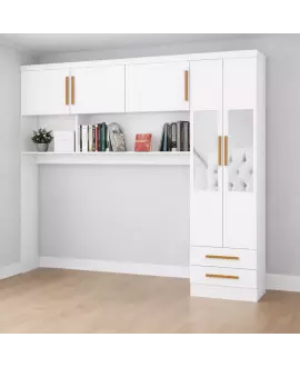 Modulado com aéreo 5 portas e espelho Velvet  -Grand Line