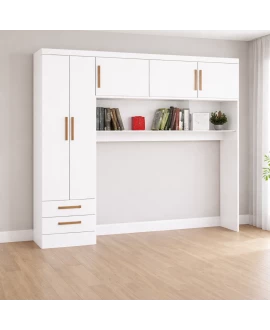 Modulado com aéreo 5 portas 2 gavetas Velvet  -Grand Line