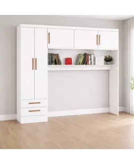 Modulado com aéreo 5 portas 2 gavetas Velvet  -Grand Line