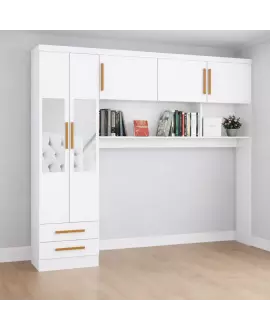 Modulado com aéreo 5 portas e espelho Velvet  -Grand Line