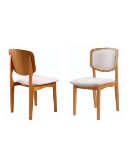Cadeiras com Encosto curvado com Estofado - Vitra - Gold Salas