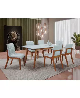 sala de jantar madeira maciça petra art salas