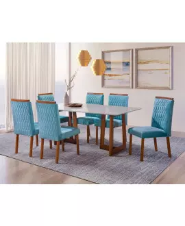 sala de jantar madeira maciça sparta art salas