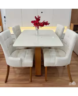 sala de jantar completa hera requinte salas