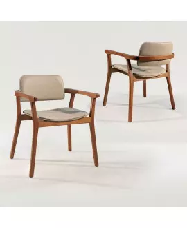 Cadeiras para Mesa de Jantar Madeira Maciça - Oliveira - Tendence Móveis