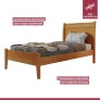 Cama Solteiro Madeira Maciça - Esmeralda - Josandro Móveis