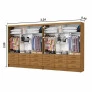 Closet 6 Portas 18 Gavetas Domus PLUS - Grand Line