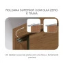 Guarda Roupa 3 Portas 8 Gavetas Lumem GLASS - Novo Horizonte 