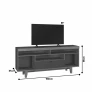 Rack Moderno 1 Portas 1,50m - Spazzio - Mavau Móveis