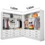 Closet 6 Portas 18 Gavetas Domus - Grand Line