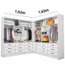 Closet 6 Portas 18 Gavetas Domus PLUS - Grand Line