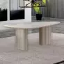 Mesa de Jantar Orgânica com vidro 2x1- Iza  Arbo Design