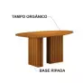 Mesa de Jantar Orgânica 1,35x0,90 metros Iza  Arbo Design