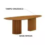 Mesa de Jantar retangular Duas Torres 2x1mts Arbo Design