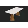 Mesa Jantar Contemporânea 1,80x0,90 -Orlando Domus Móveis