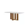 Mesa de Jantar retangular 1,60x080 metros - Flower - Domus Móveis.