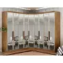 Modulado Closet Completo Espelhado 9 Portas 6 Gavetas - Rizon - Móveis Novo Horizonte
