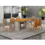 Conjunto jantar 6 cadeiras maciça 2x1 Iza  - Arbo Design