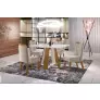 Sala de Jantar 4 cadeiras 1,20 x80 - Viggore - Domus Móveis